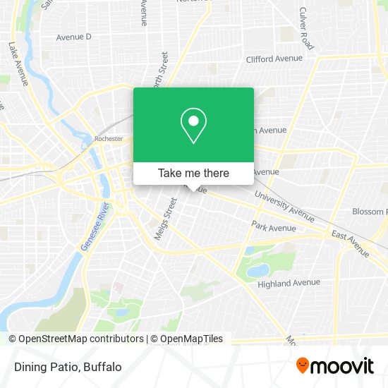 Mapa de Dining Patio