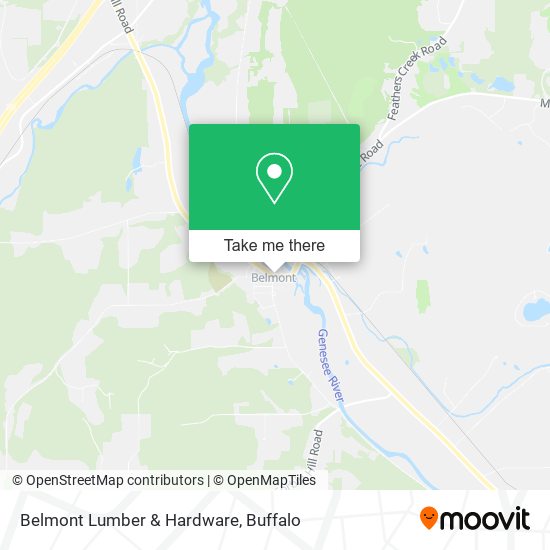 Belmont Lumber & Hardware map