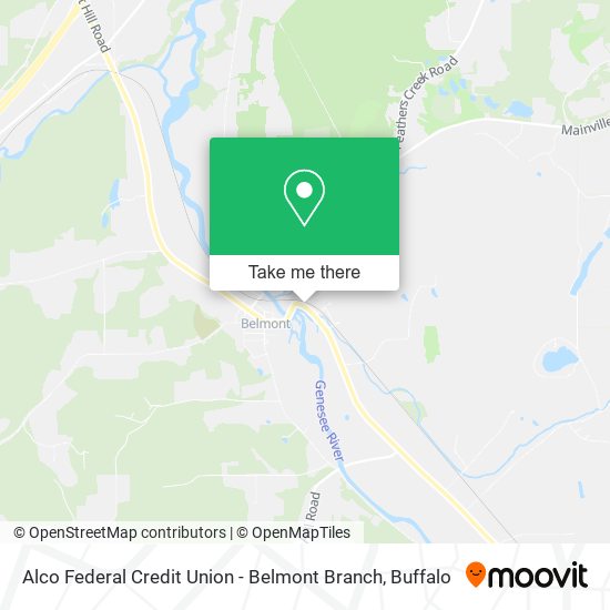 Alco Federal Credit Union - Belmont Branch map