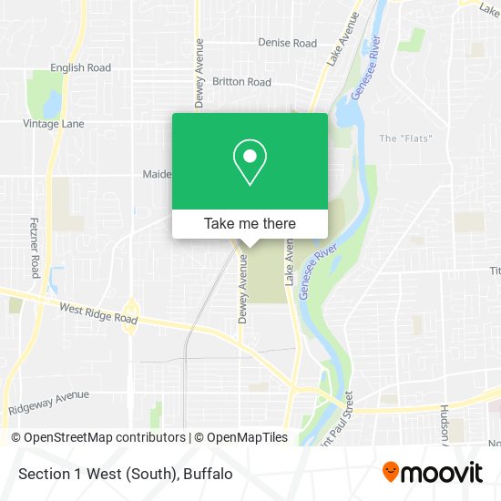 Section 1 West (South) map