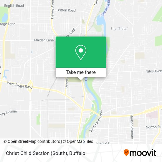 Christ Child Section (South) map