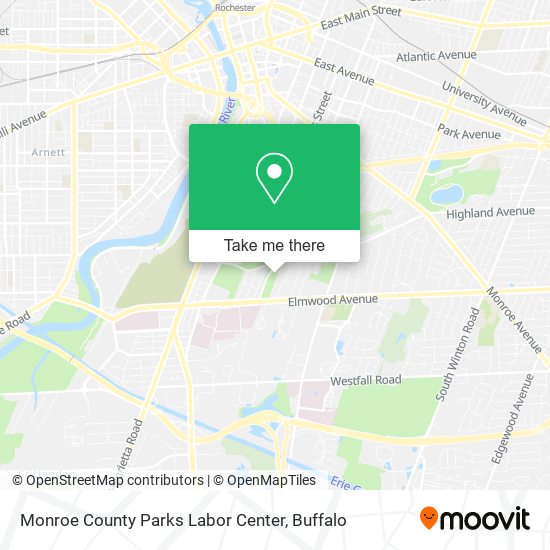 Mapa de Monroe County Parks Labor Center