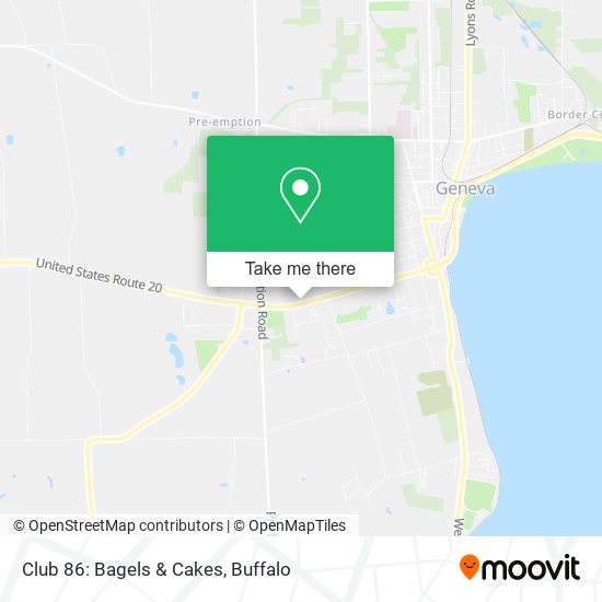 Mapa de Club 86: Bagels & Cakes