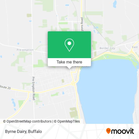 Mapa de Byrne Dairy