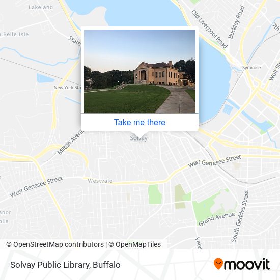 Solvay Public Library map