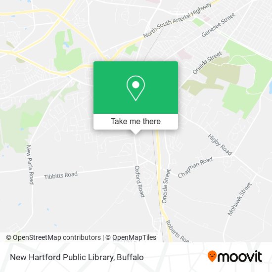 New Hartford Public Library map