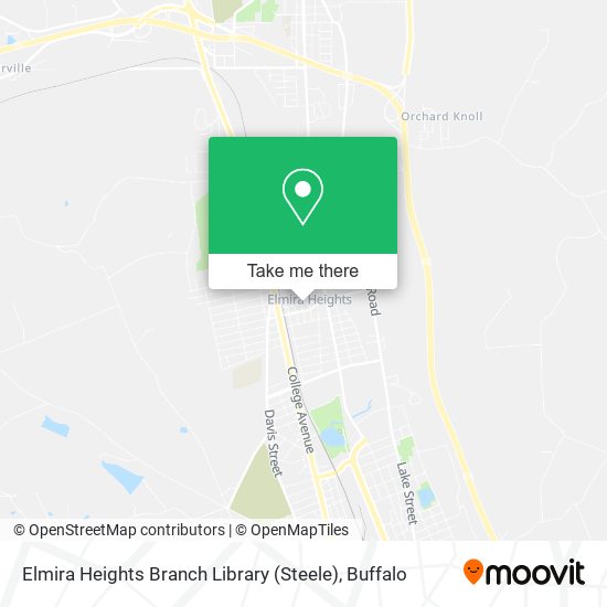 Mapa de Elmira Heights Branch Library (Steele)