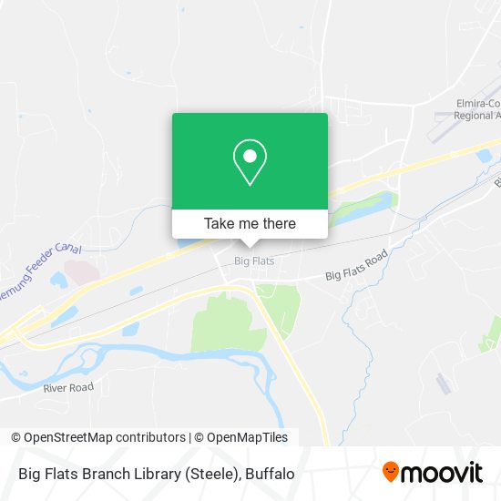 Big Flats Branch Library (Steele) map