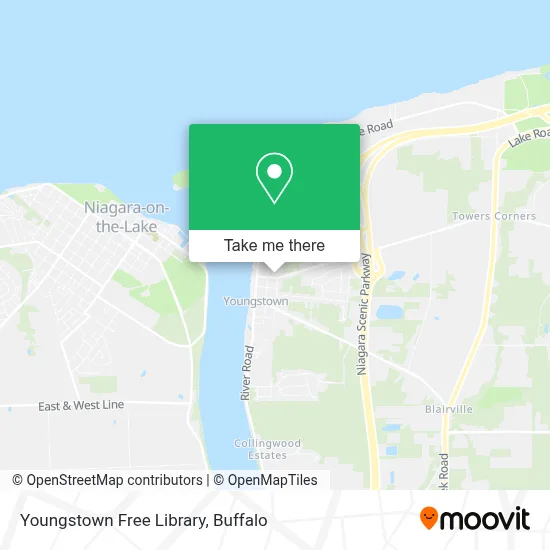 Youngstown Free Library map