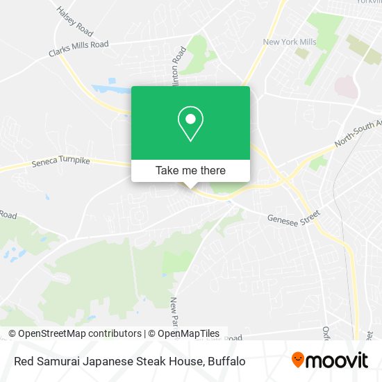 Red Samurai Japanese Steak House map