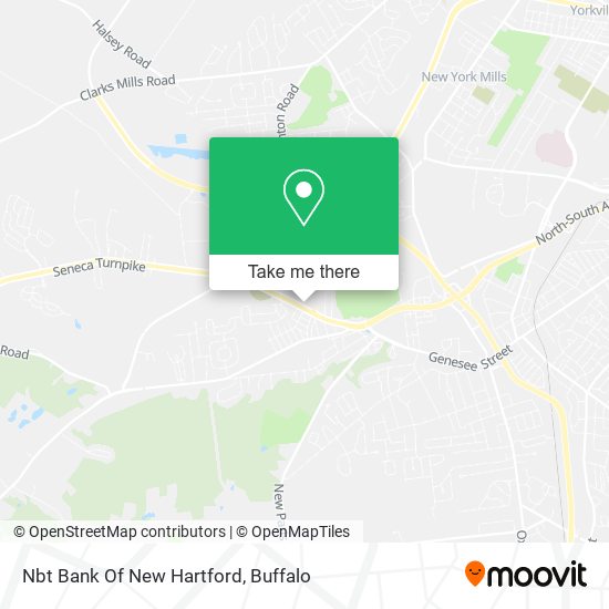 Nbt Bank Of New Hartford map