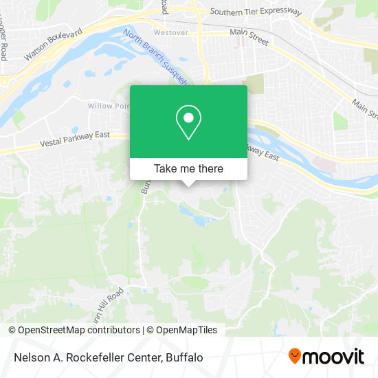 Nelson A. Rockefeller Center map