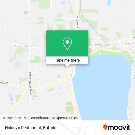Halsey's Restaurant map