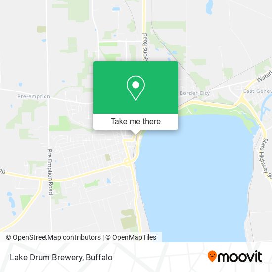 Lake Drum Brewery map