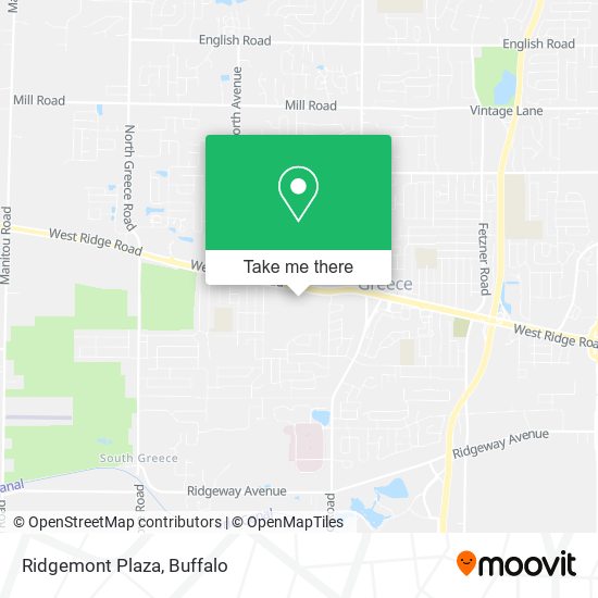 Ridgemont Plaza map