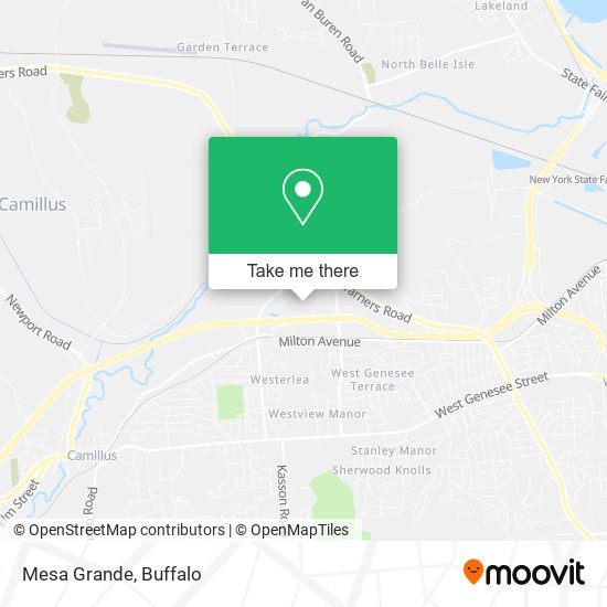 Mapa de Mesa Grande