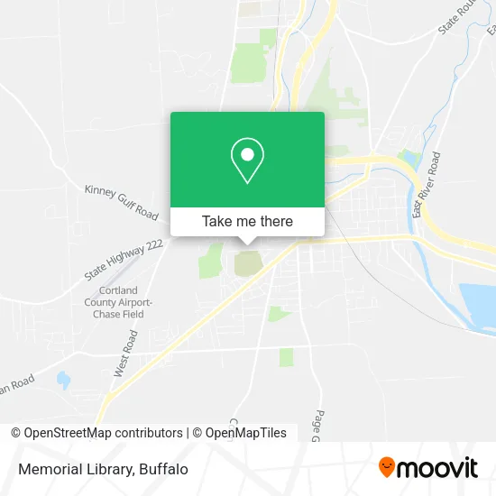 Memorial Library map