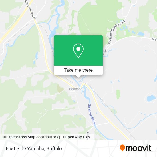 Mapa de East Side Yamaha