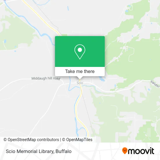 Scio Memorial Library map