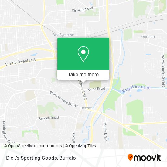 Dick's Sporting Goods map