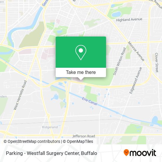 Parking - Westfall Surgery Center map