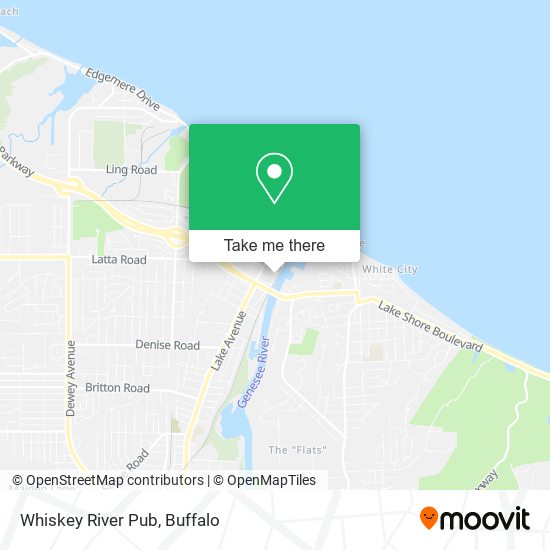 Mapa de Whiskey River Pub