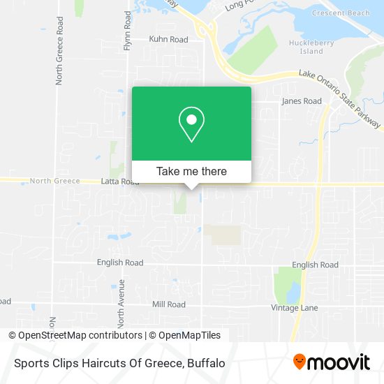 Mapa de Sports Clips Haircuts Of Greece