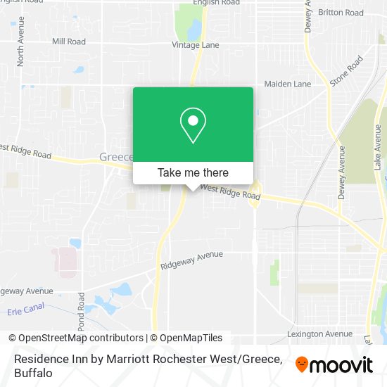 Residence Inn by Marriott Rochester West / Greece map