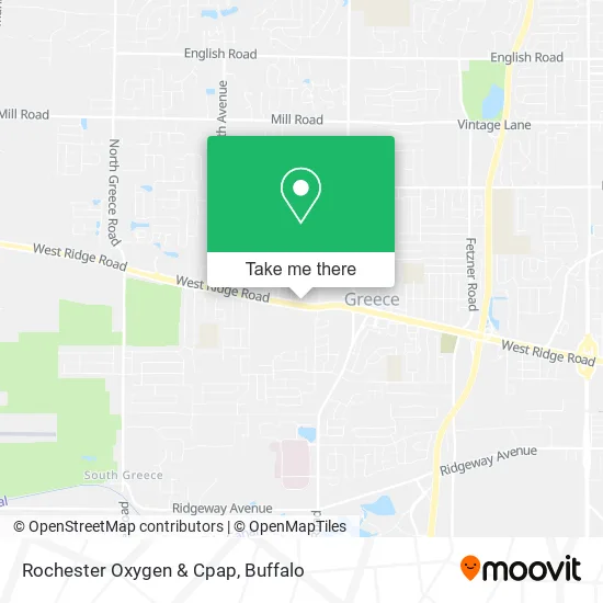 Rochester Oxygen & Cpap map