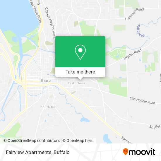 Mapa de Fairview Apartments