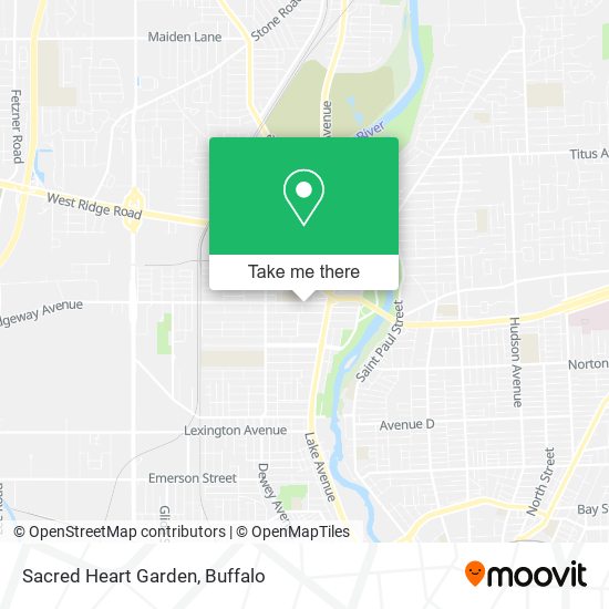 Mapa de Sacred Heart Garden