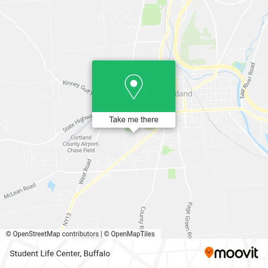 Student Life Center map