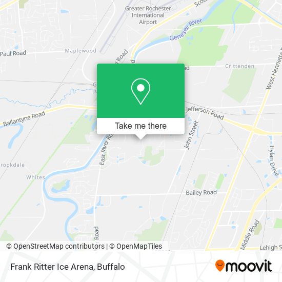 Frank Ritter Ice Arena map