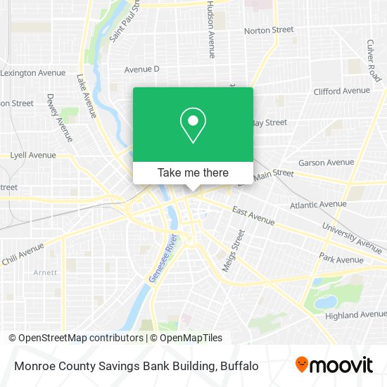 Mapa de Monroe County Savings Bank Building