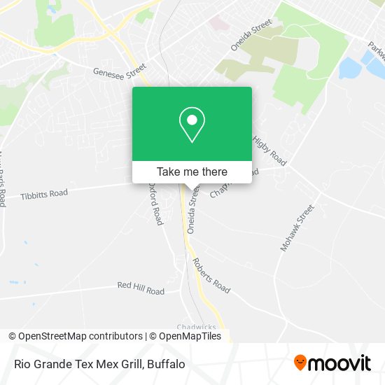 Rio Grande Tex Mex Grill map
