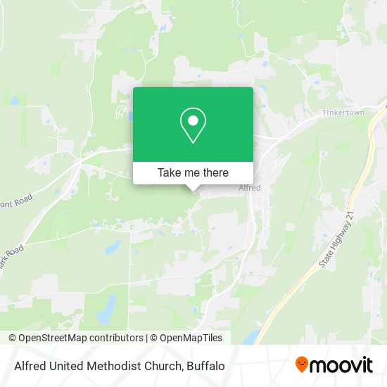 Alfred United Methodist Church map