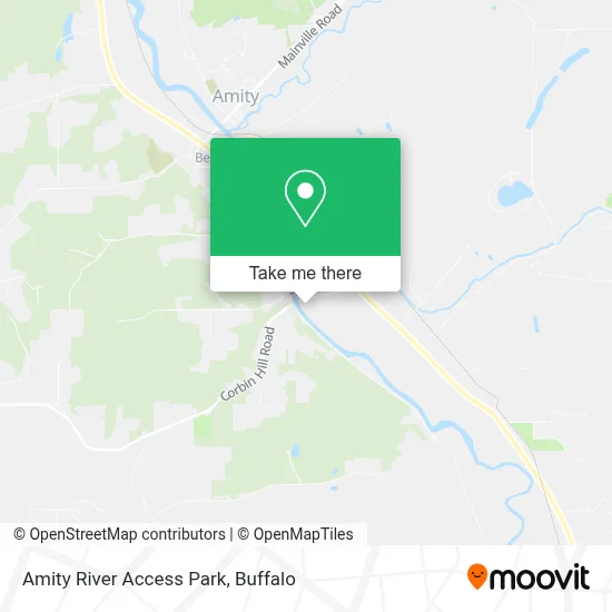 Amity River Access Park map