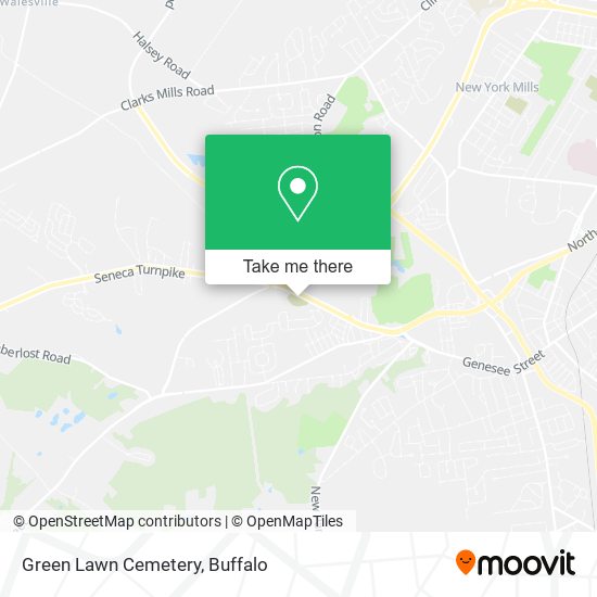 Green Lawn Cemetery map