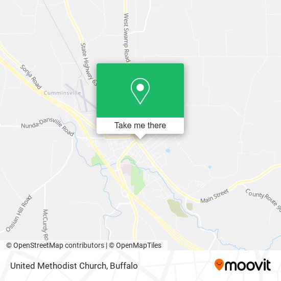 United Methodist Church map