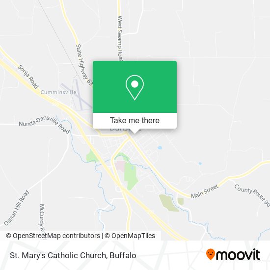St. Mary's Catholic Church map