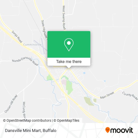 Dansville Mini Mart map