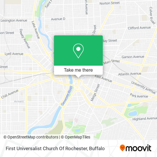 Mapa de First Universalist Church Of Rochester