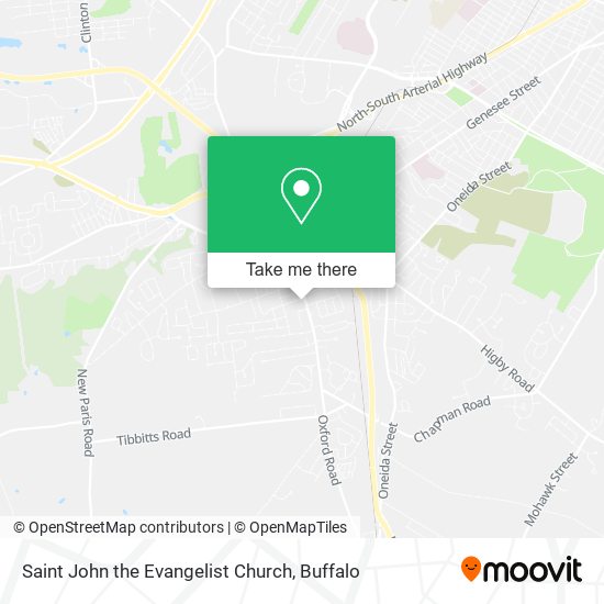Mapa de Saint John the Evangelist Church