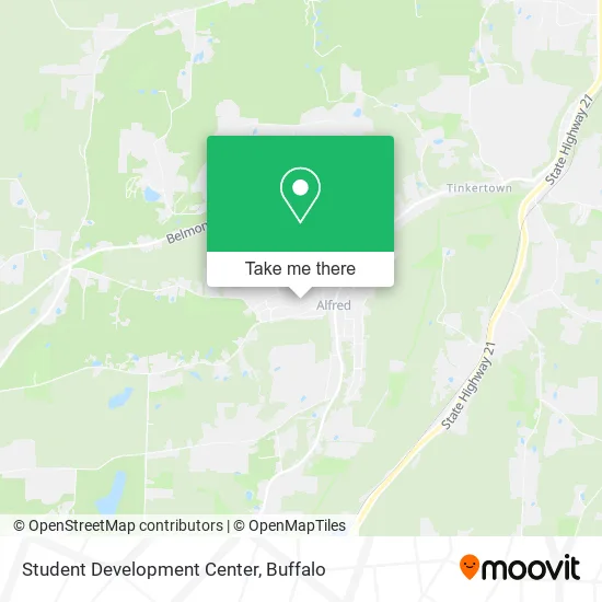 Student Development Center map
