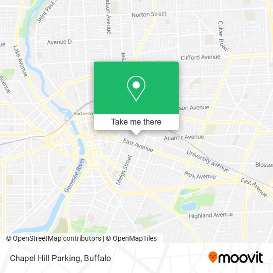 Chapel Hill Parking map