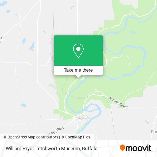 William Pryor Letchworth Museum map