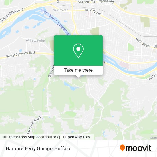 Harpur's Ferry Garage map