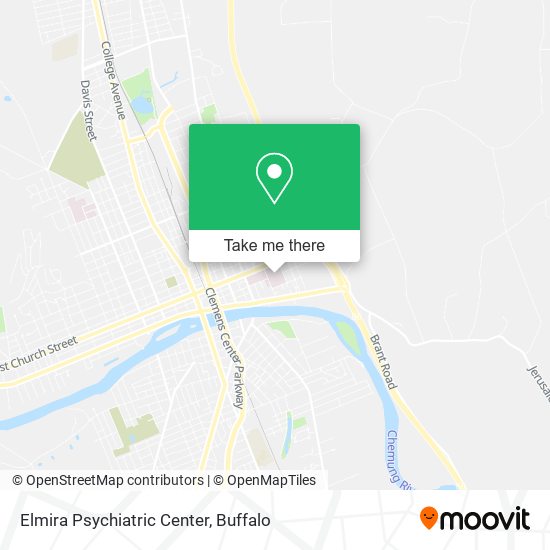 Elmira Psychiatric Center map