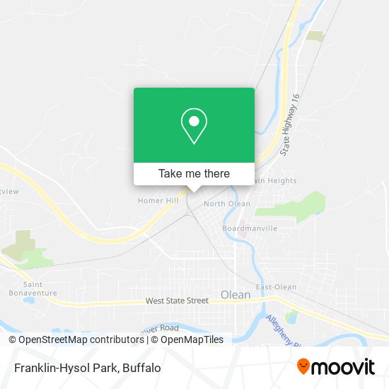Mapa de Franklin-Hysol Park