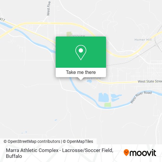 Marra Athletic Complex - Lacrosse / Soccer Field map